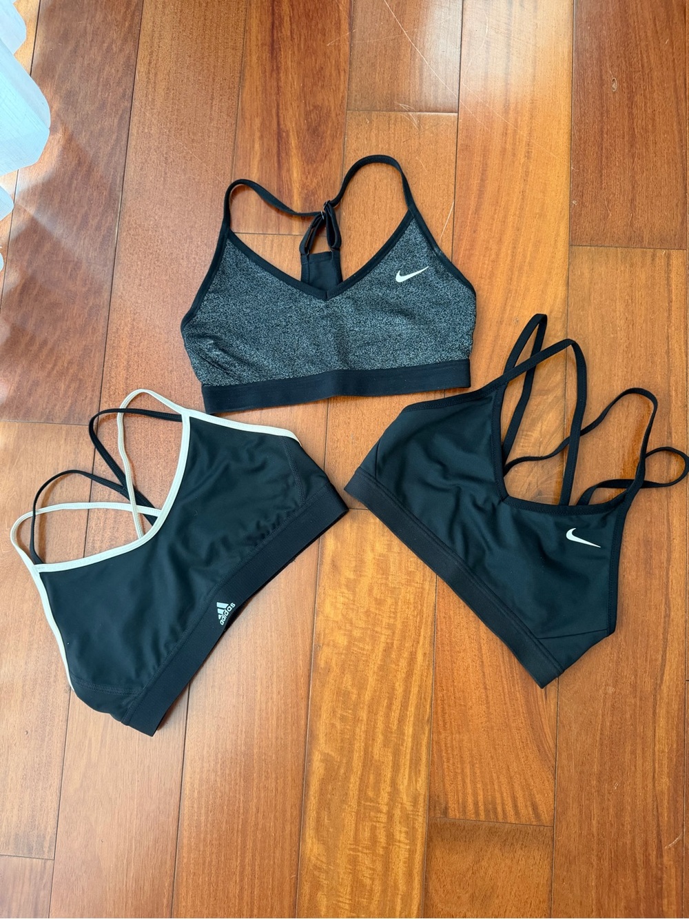 3 Black Nike/Adidas Sports Bras
